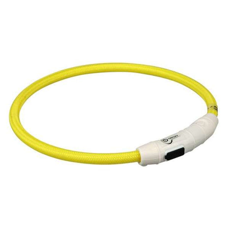Trixie Flash Leuchtring USB Gelb