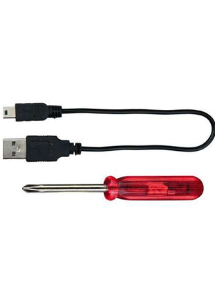 Trixie Flash Leuchtring USB Gelb