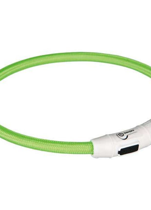 Trixie Flash Leuchtring USB Grün