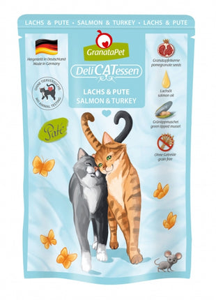 GranataPet Delicatessen Pouch Lachs & Pute 85 g
