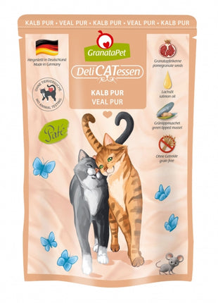 GranataPet Delicatessen Pouch Kalb PUR 85 g