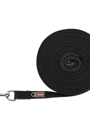 Trixie Schleppleine, 10 m / 20 mm, schwarz