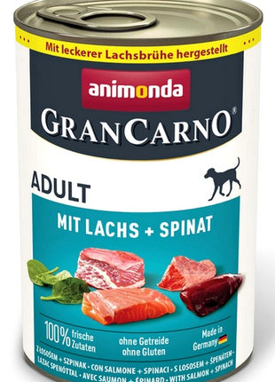 Animonda GranCarno Original Adult Lachs Spinat Łosoś + Szpinak puszka 400g