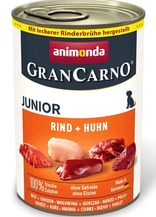 Animonda GranCarno Original Junior Rind Huhn Wołowina + Kurczak puszka 400g