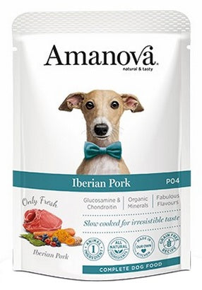 Amanova Dog Adult Iberian Pork - wieprzowina saszetka 300g [P04]