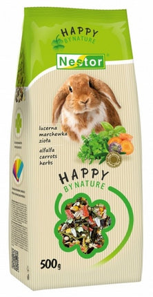 Nestor Pokarm Królik lucerna, marchewka, zioła 500g