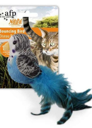 All for Paws Natural Instincts Bouncing Bird Katzenspielzeug