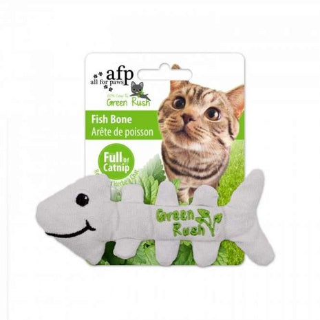 All for Paws Green Rush Fish Bones