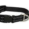 Rogz For Dogs Snake Halsband Zwart