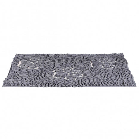 Trixie wasserfeste Schmutzfangmatte - grau - 80 x 55 cm