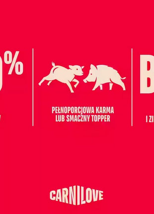 Carnilove Dog Lamb & Wild Boar Adult - jagnię i dzik puszka 400g