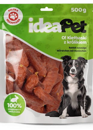 IdeaPet Kiełbaski z królikiem 500g
