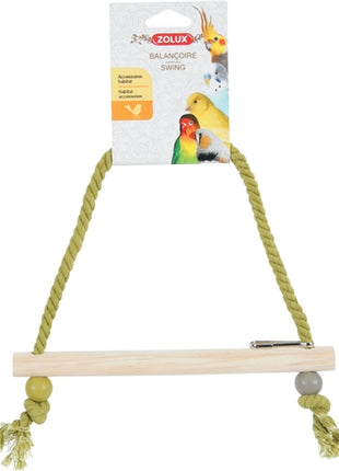 Zolux Schommel Hout Met Touw Assorti