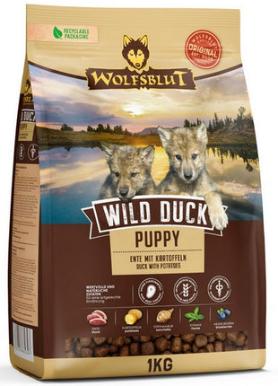 Wolfsblut Dog Wild Duck Puppy - kaczka i ziemniaki 1kg