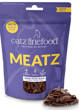 Catz Finefood Meatz Essential Mix - kurczak, indyk, cielęcina 45g
