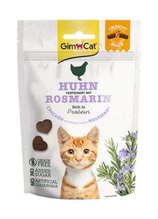 GimCat Crunchy Snacks Hühnchen mit Rosmarin 50 g