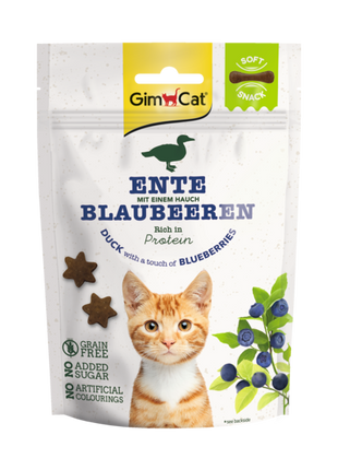 GimCat Soft Snacks Ente mit Blaubeeren 60 g
