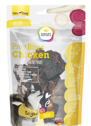 GimDog Senses Prey Bites Hühnchen mit Pastinaken und Rote Bete 100 g