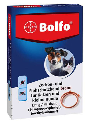 Bolfo Zecken- und Flohschutzband für Katzen und kleine Hunde, 35 cm