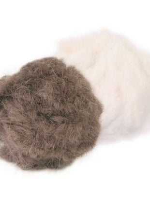 Trixie 2 Plüschbälle mit Schelle - 3 cm