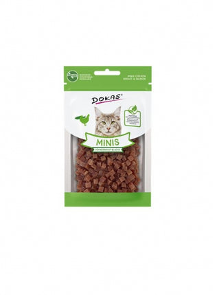 Dokas Cat Snack Minis Hühnerbrust & Lachs 30g