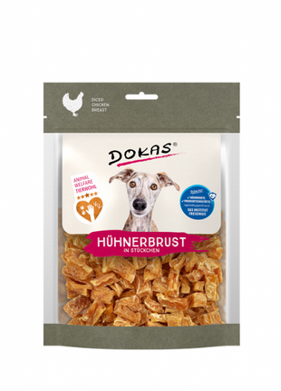 Dokas Dog Snack Hühnerbrust in Stücken 170g