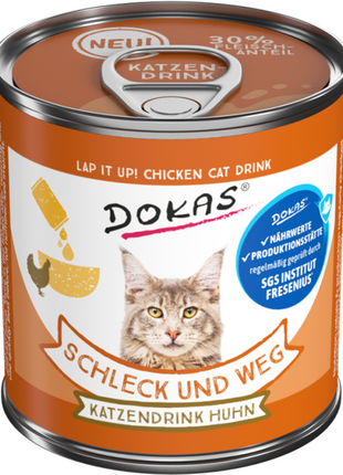 Dokas Cat Snack Schleck+weg Katzendrink Huhn 100g
