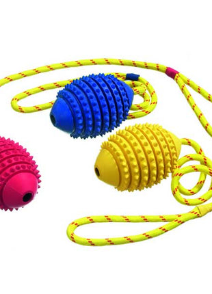 Karlie Boomer Football mit Kordel - 11 cm