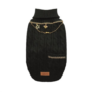 Croci Hondentrui Met Ketting Goudkleurig / Zwart