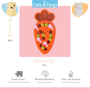 Happy Pet Tabby Patch Wortel Puzzel Intelligentie Speelgoed