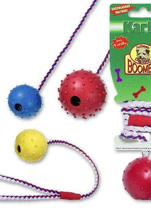 Karlie BOOMER Spielball mit Glocke und Seil