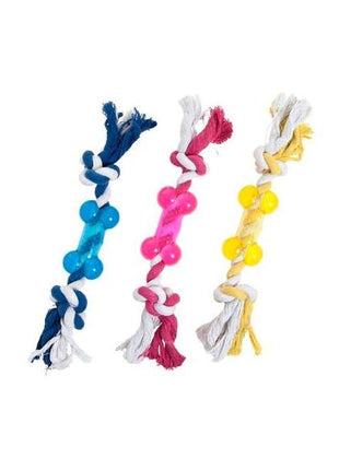 Karlie good4fun TPR Knochen mit Seil - 9 cm