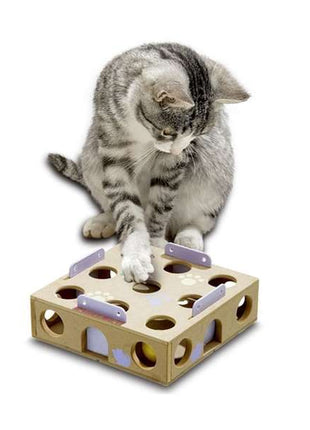 Karlie Smart Cat Activity Box mit Rasselball