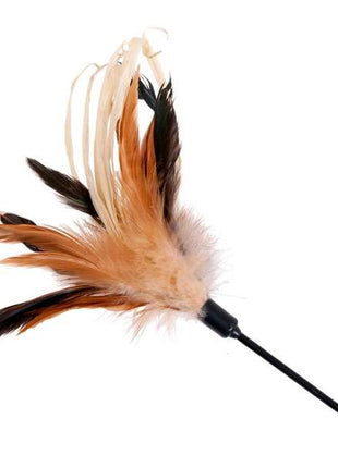 Karlie Spielstick Earth mit Federn + Maisblättern - 67 cm