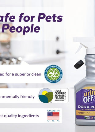Urine Off Dog & Puppy Odor & Stain Remover - do usuwania plam moczu 118ml