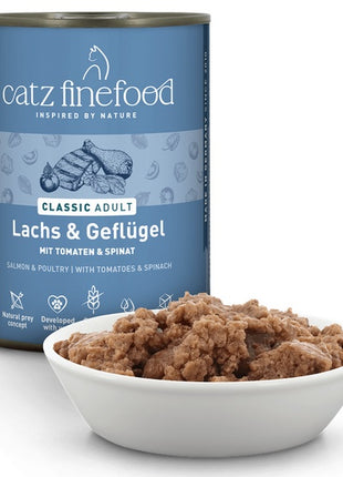Catz Finefood Classic Łosoś i drób (N.05) puszka 400g