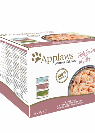 Applaws Cat MP Fisch Selection in Gelee 12x70g