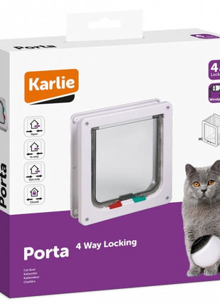 Karlie Katzentür 4-Wege-Verschluss für große Katzen