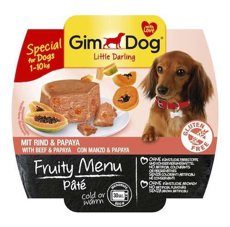 Fruity Menu Pate mit Rind und Papaya 100 g