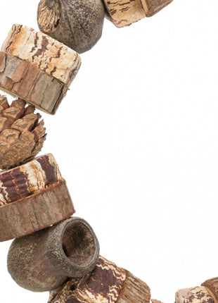 Trixie Ringschaukel aus Holz und Tannenzapfen