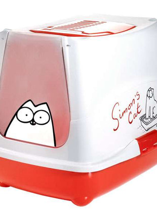 Karlie Flamingo Simon's Cat Katzentoilette mit Dach