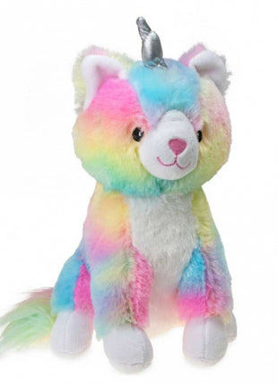 Karlie Plüsch-Katze in Regenbogenfarben