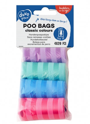 Duvoplus Hundekotbeutel classic colour 4 x 20 Stück