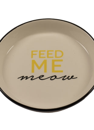 Duvoplus Katzennapf Stone Feed Me Meow