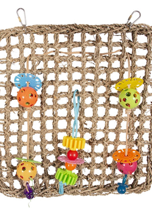 Duvoplus Kletternetz mit Spielzeug