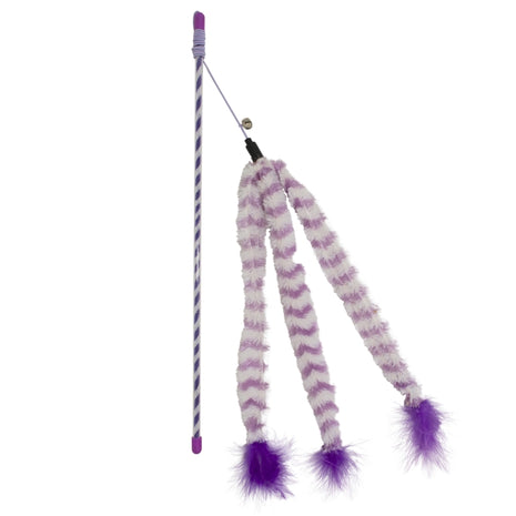 Duvoplus Cat Toy Spielangel Catchy Plüsch-Schwanz