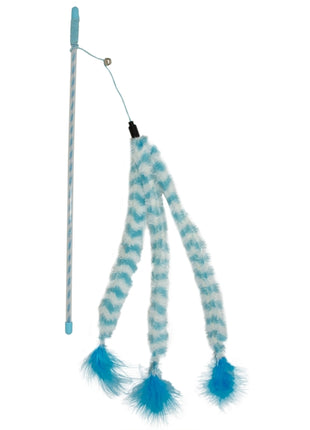 Duvoplus Cat Toy Spielangel Catchy Plüsch-Schwanz