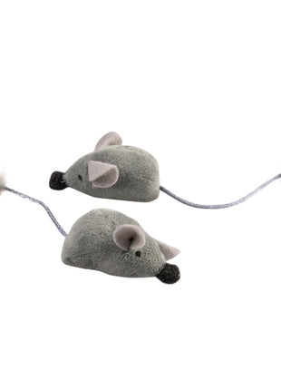 Duvoplus Cat Toy Cushy Mäuse grau
