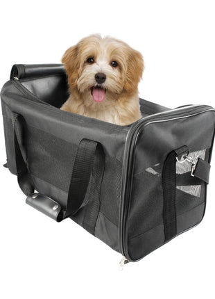 Duvoplus Reisetasche Nylon - schwarz - S - 40 x 25 x 25cm - max. 6kg