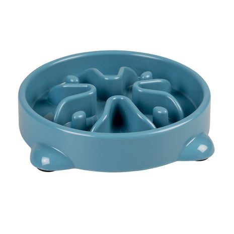 Duvoplus Anti-Schlingnapf - petrolblau - 300ml / 19x19x4cm